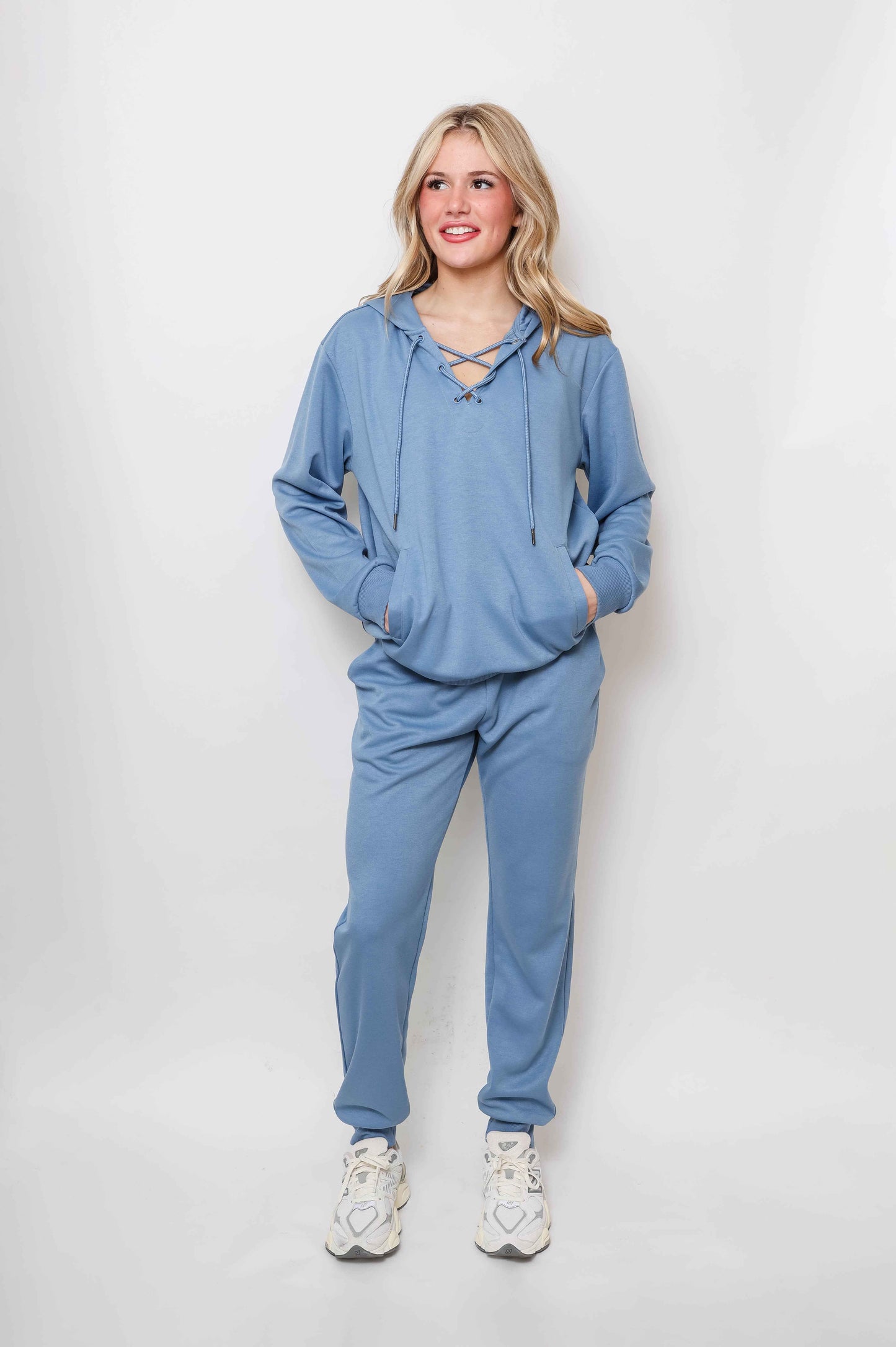 Women's Lace-Up Hoodie & Jogger UltraTech Set