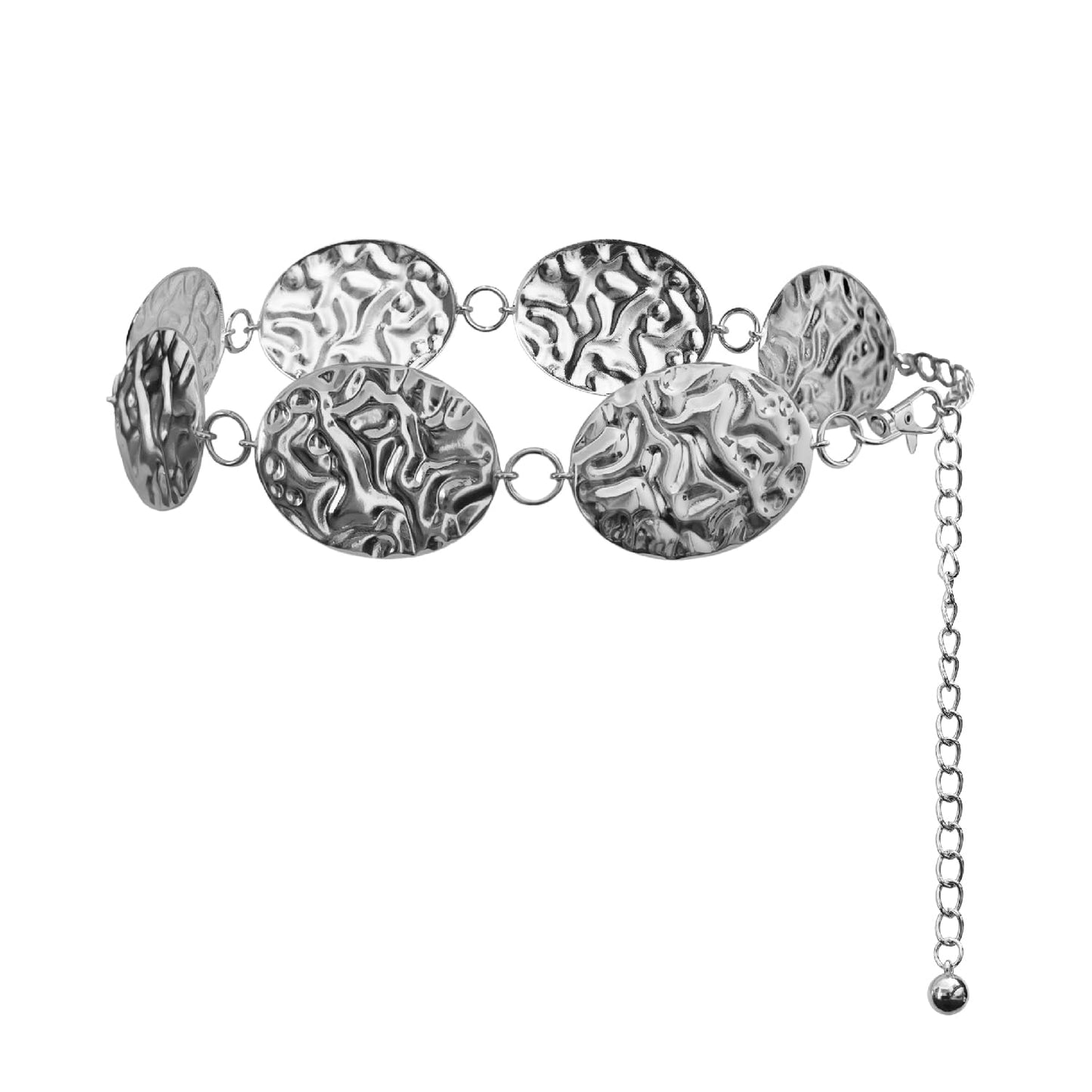 Oversized Concho Chain Belt