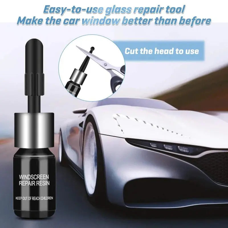 Fluid for Quick Glass Repairs - ZeroCrack Windshield Fluid