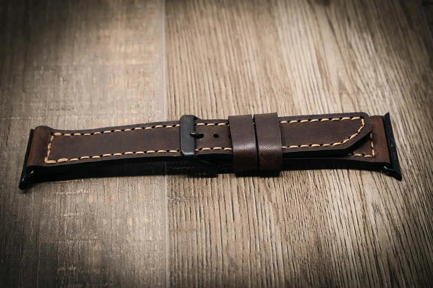 Apple Watch Leather Band - Walnut Brown