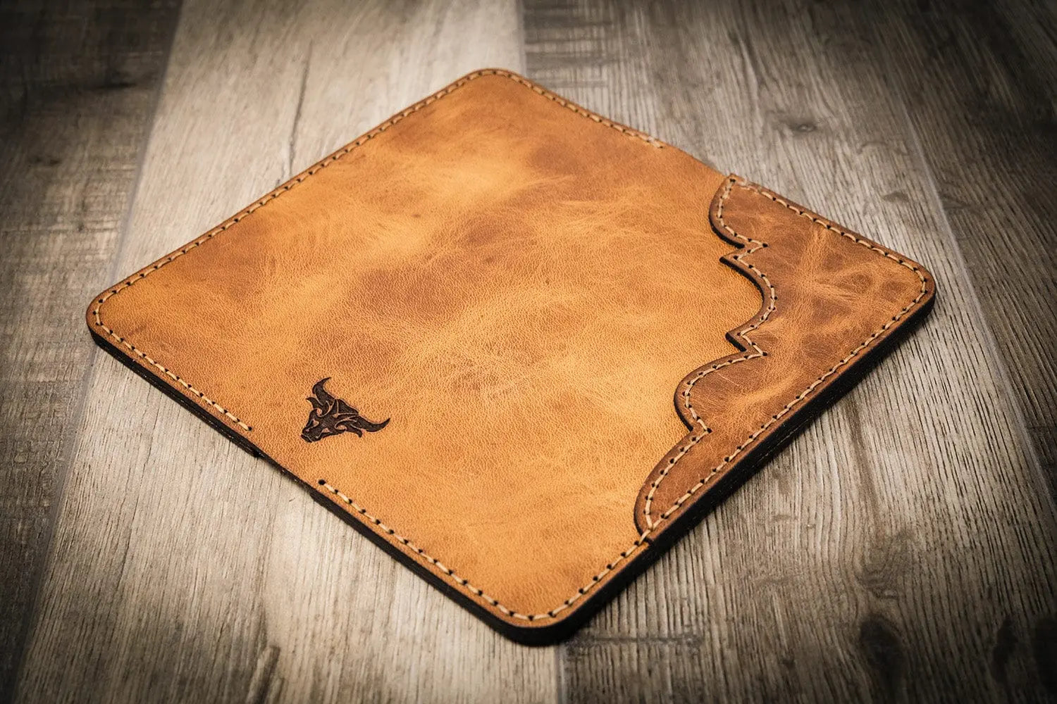 Western Long Wallet - Saddle Tan