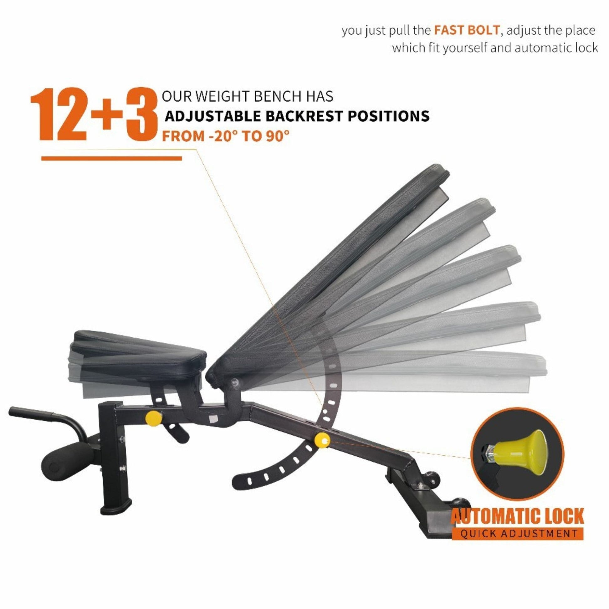 Multi-Functional Barbell Rack Squat Cage with Weight Bench