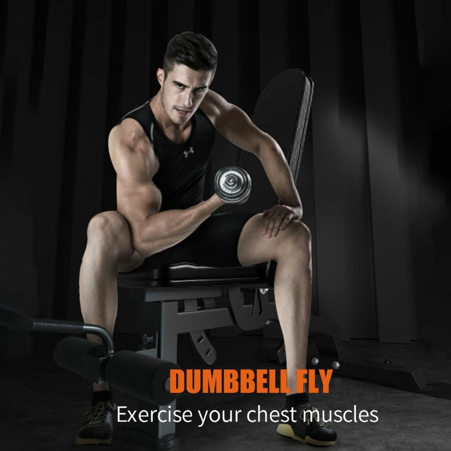 Multi-Functional Barbell Rack Squat Cage with Weight Bench