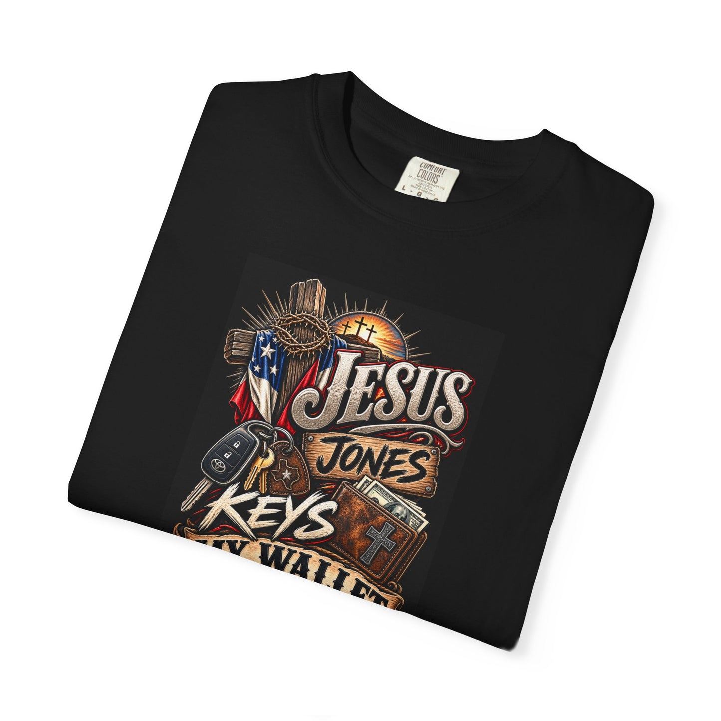 Graphic T-Shirt: Jesus Jones 'Keys, My Wallet and You'