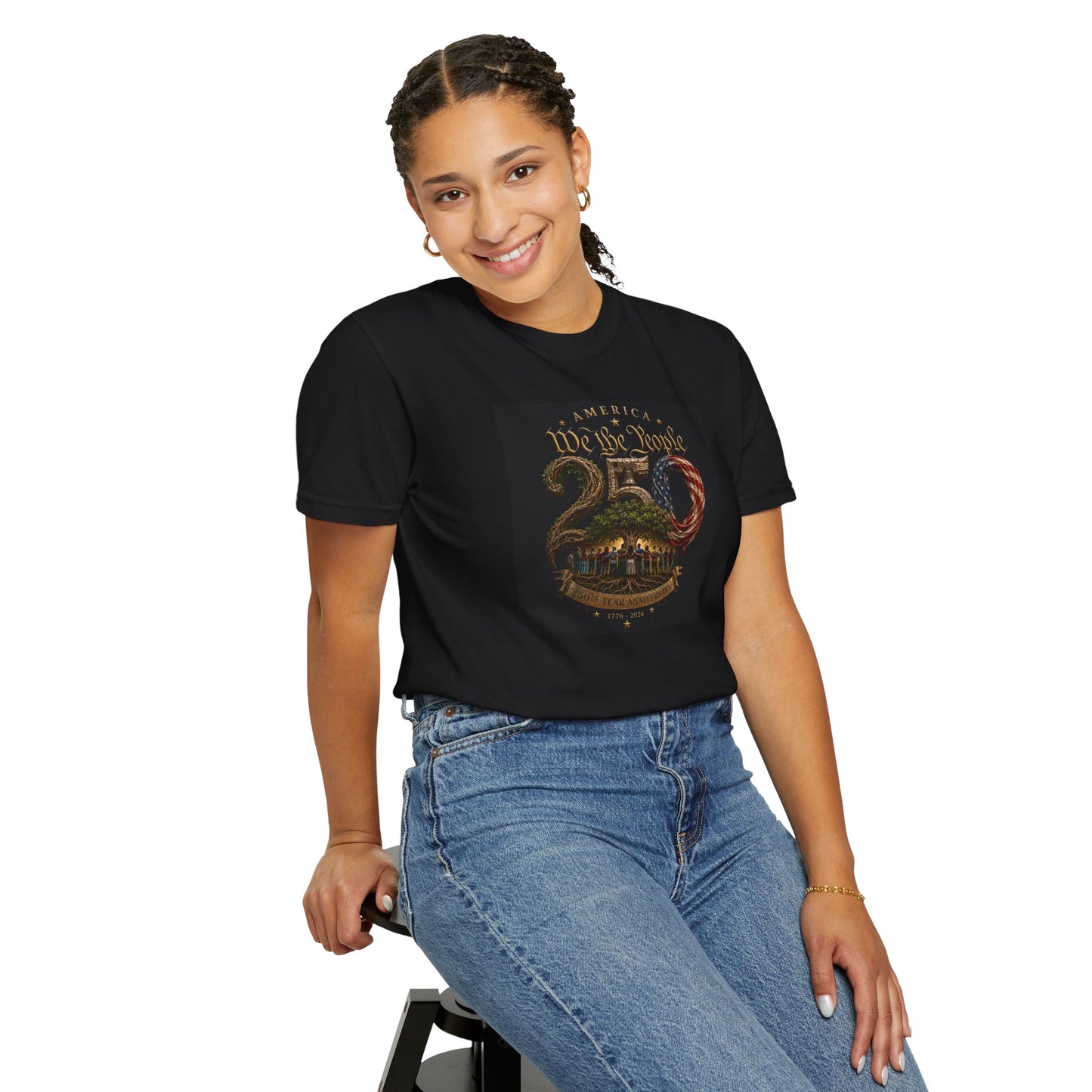 We The People 250th T-Shirt — Patriotic 250th Anniversary Tee