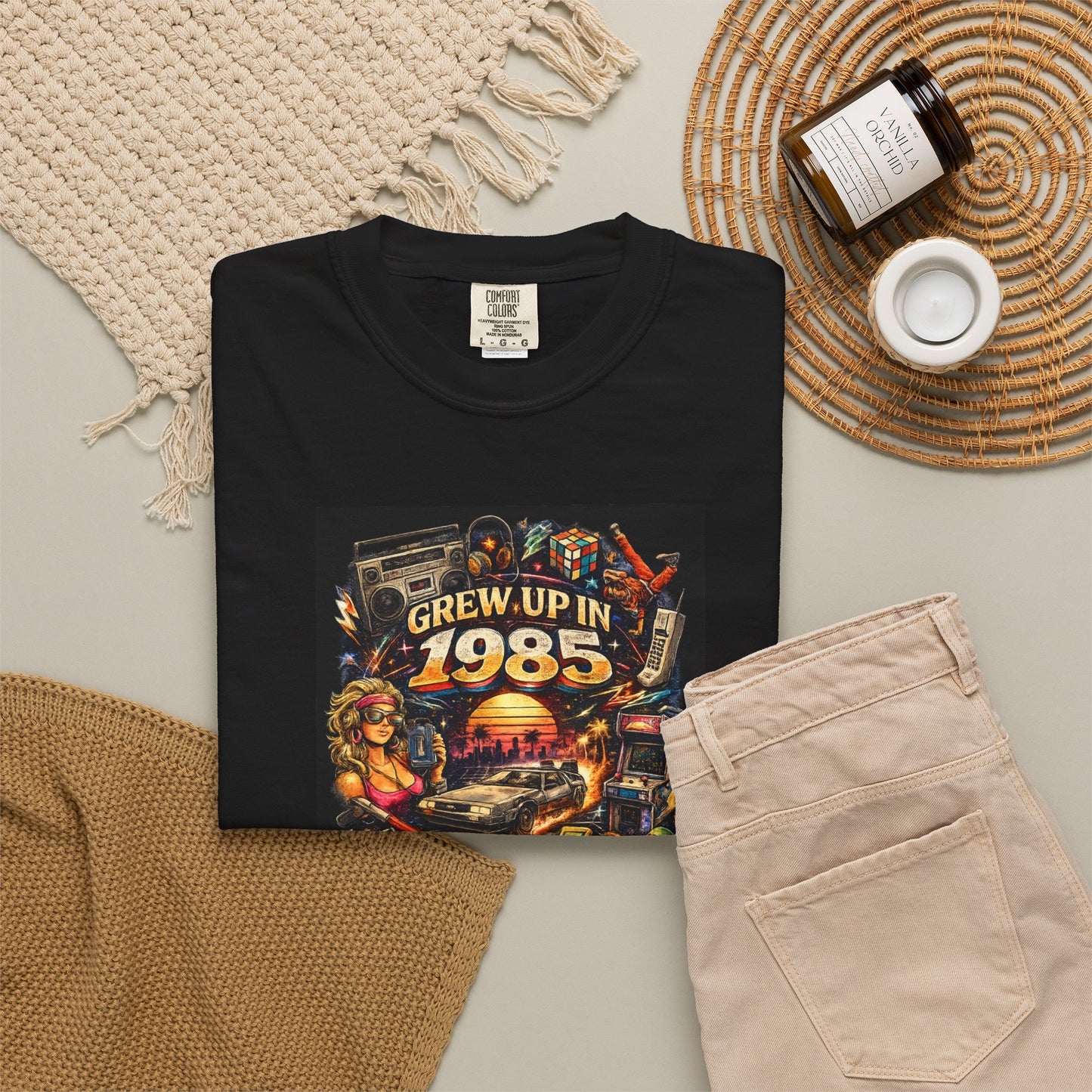 1985 Retro 'Grew Up In 1985' Vintage Graphic T-Shirt
