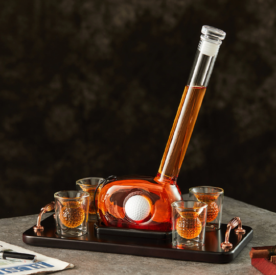 Golf Decanter Set - Elevate Your Whiskey Experience