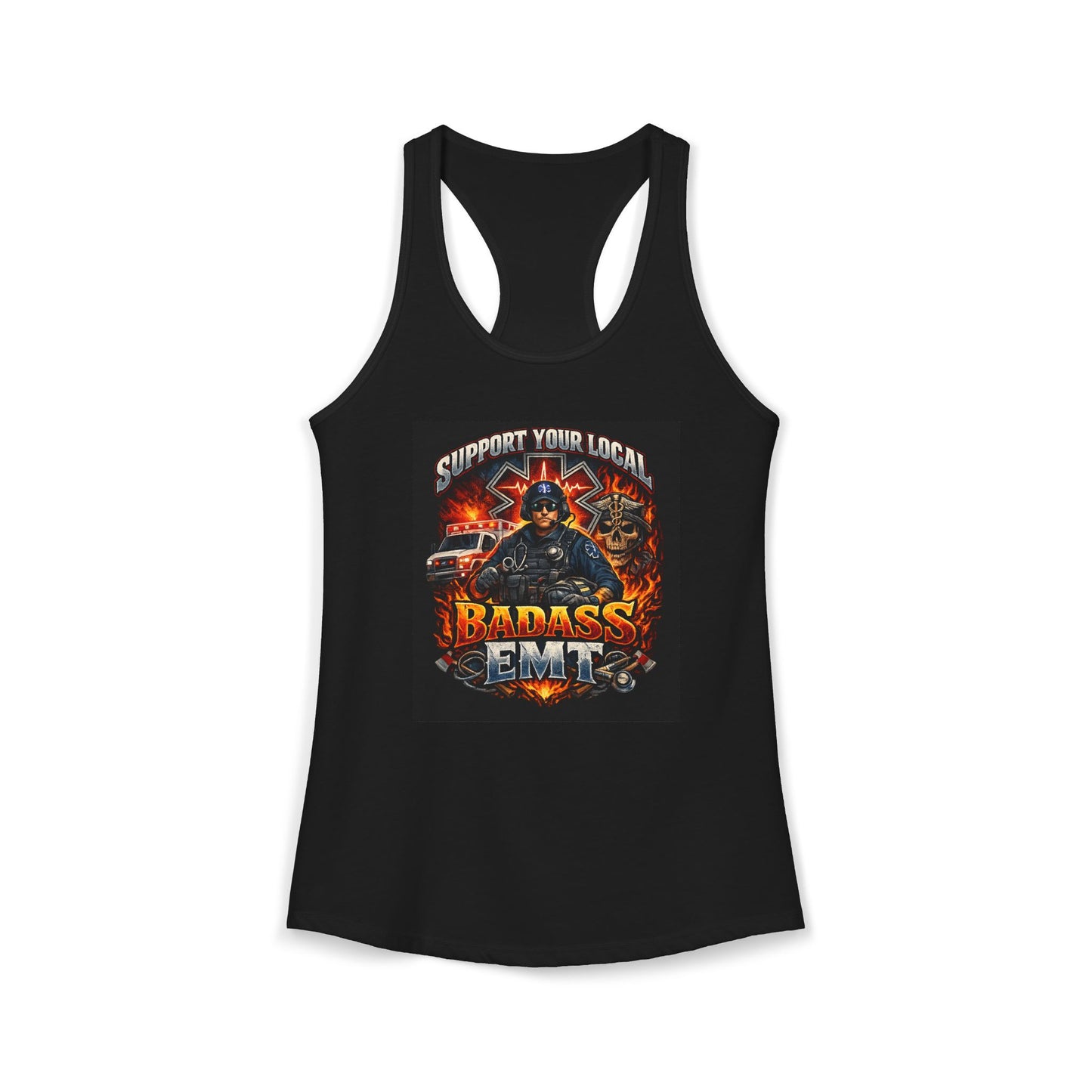 EMT Women's Ideal Racerback Tank - Perfect Fit for Active Lifestyles
