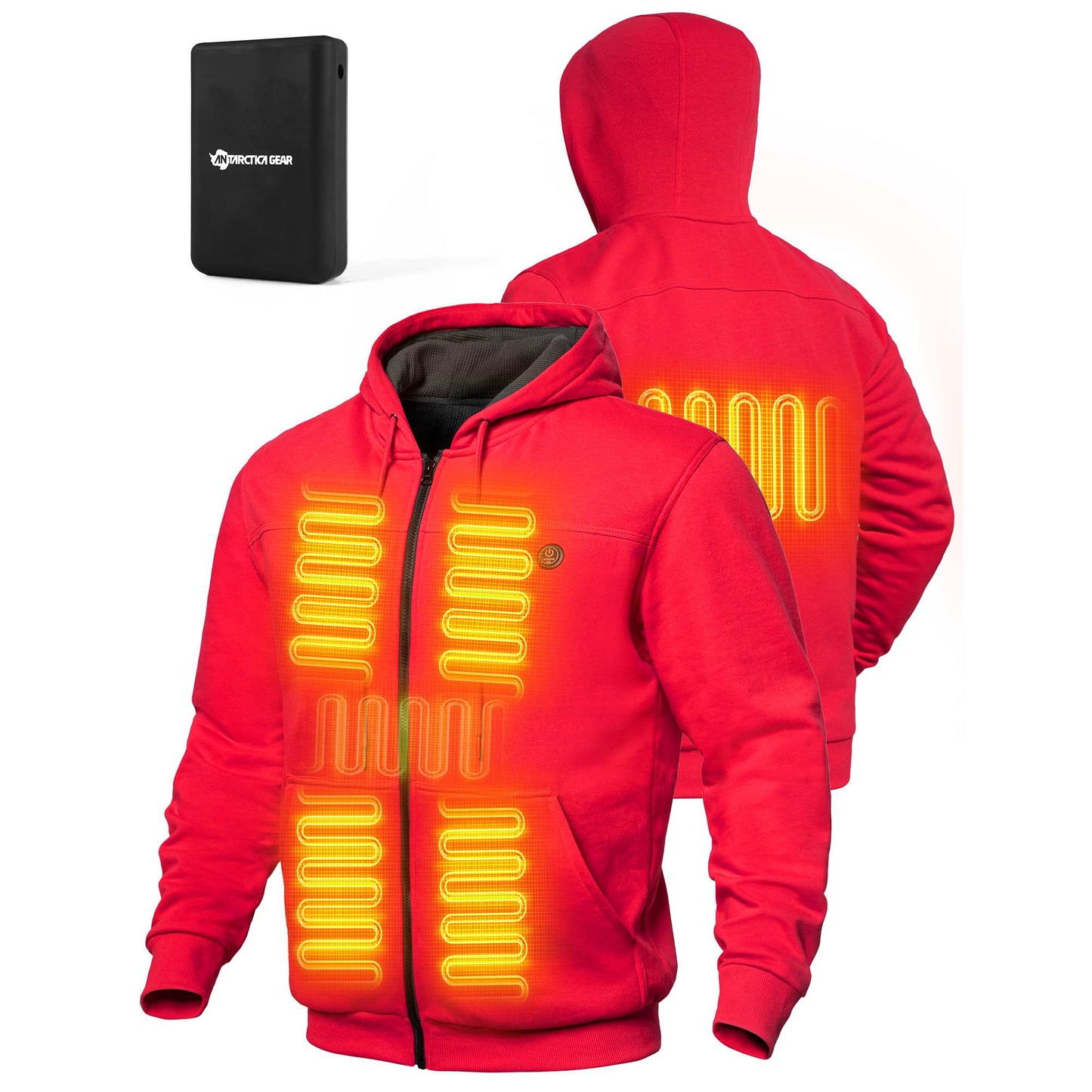 ANTARCTICA GEAR Heated Hoodie Sweater for Men