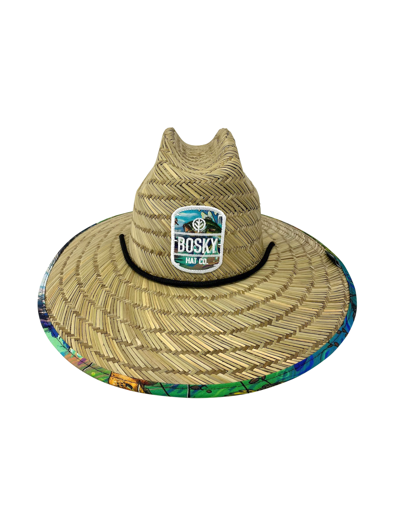 Gone Bass Fishing Straw Hat - Shoponestop.store