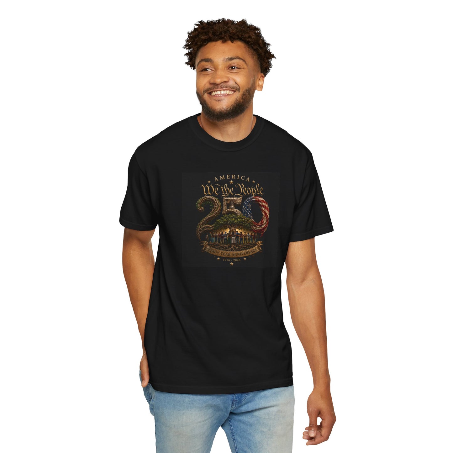 We The People 250th T-Shirt — Patriotic 250th Anniversary Tee