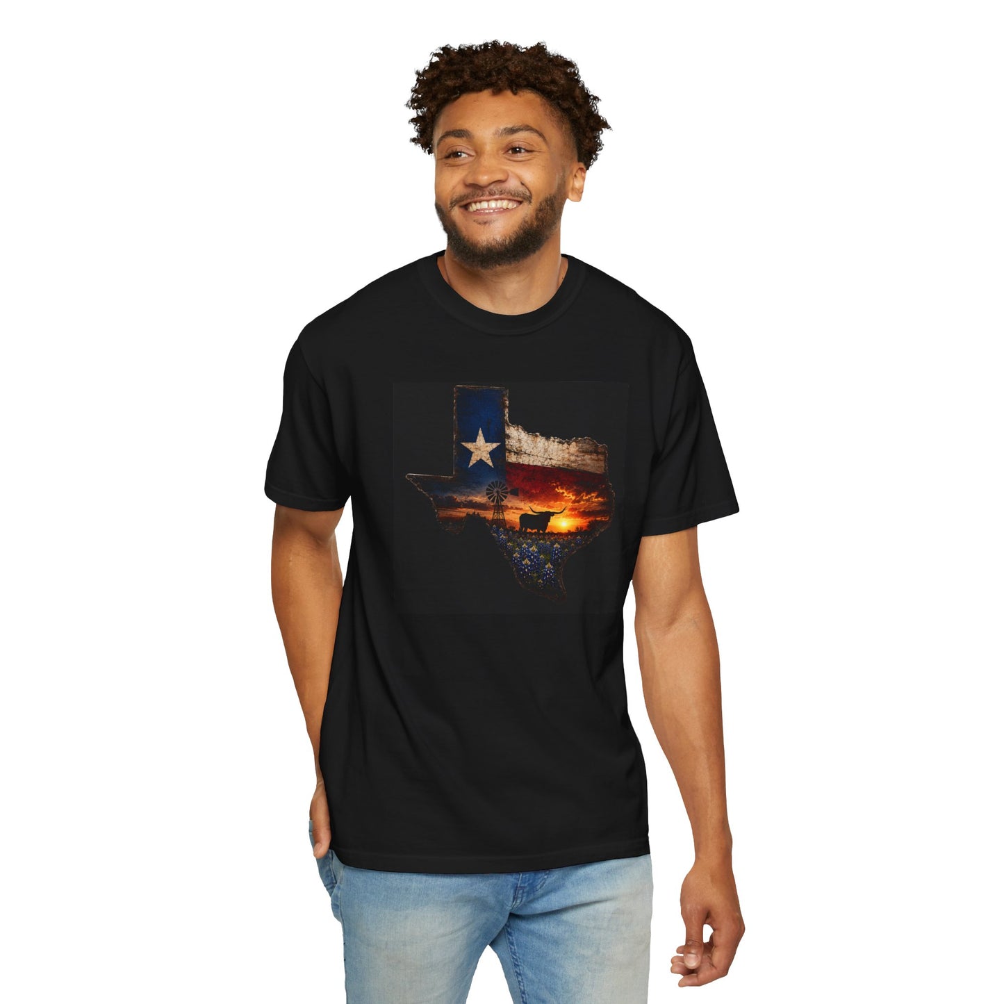 Sunset in Texas T-Shirt — Retro Texas Sunset Tee