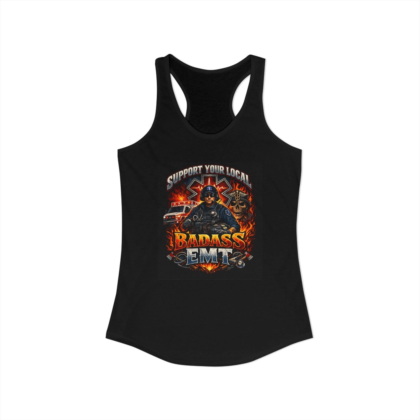 EMT Women's Ideal Racerback Tank - Perfect Fit for Active Lifestyles