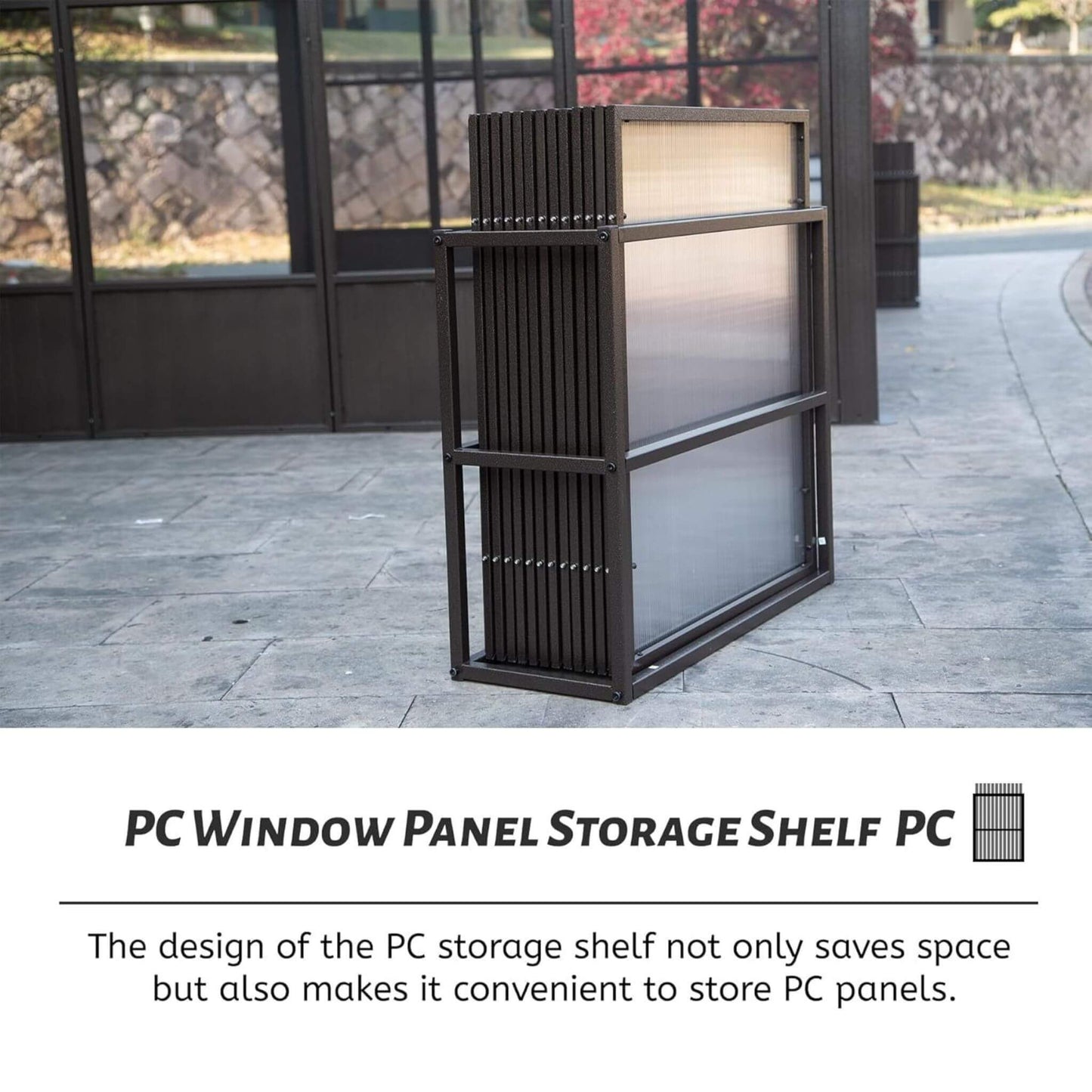 [12x16FT] Extra Large All-Season Outdoor Wall-Mounted Sunroom Solarium