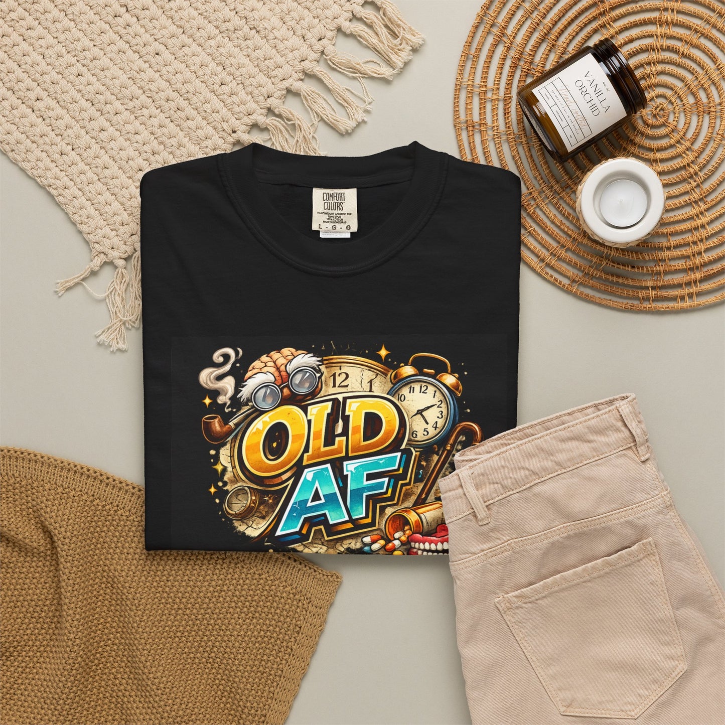 Graphic T-Shirt: Old AF Vintage Style Tee