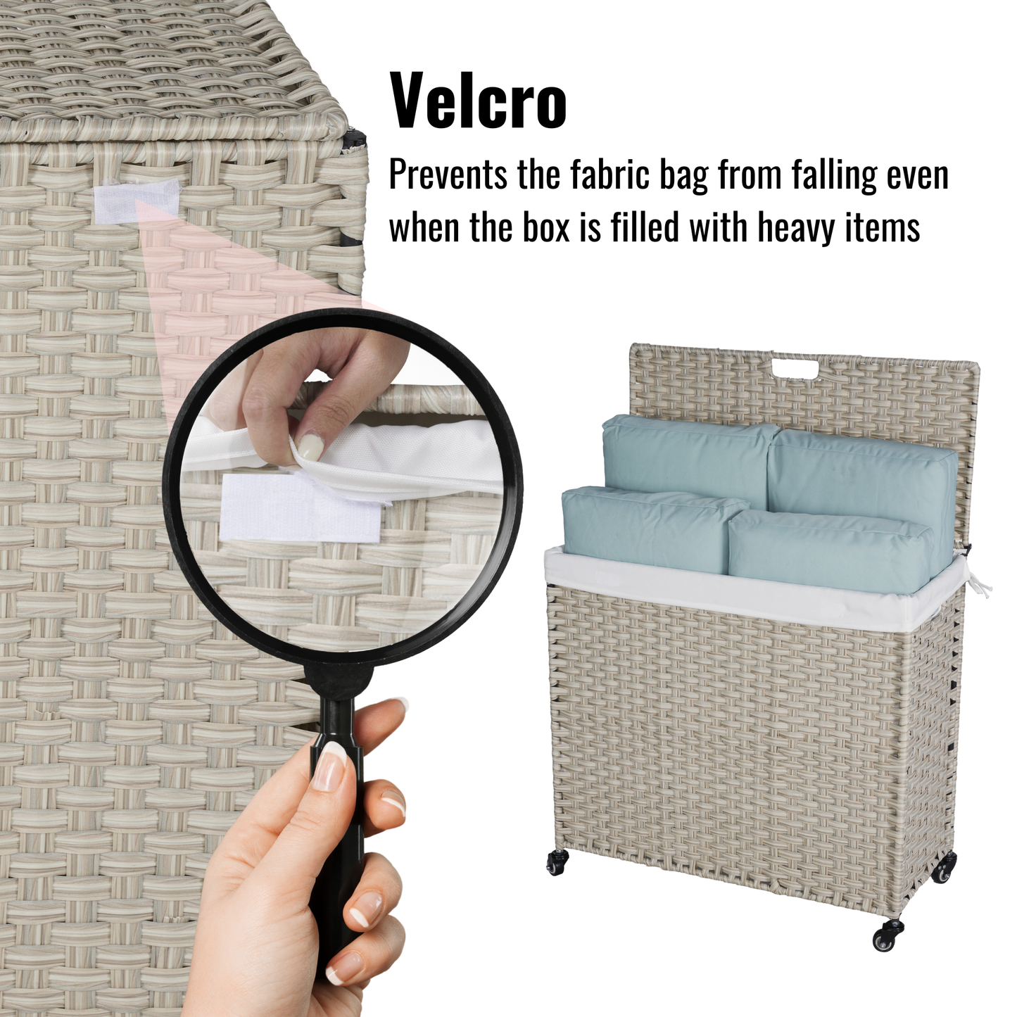 Laundry Hamper with Lid