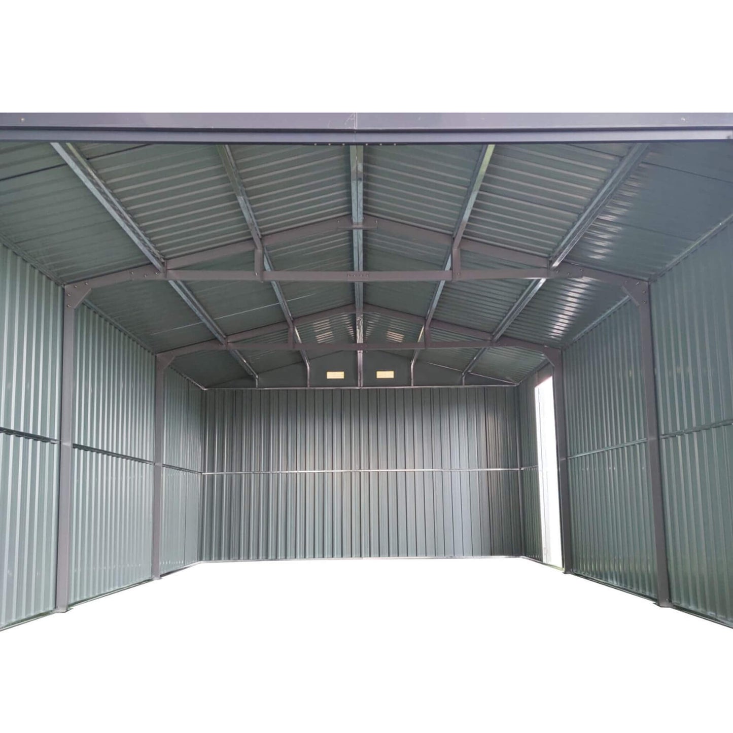Large Heavy Duty Outdoor Metal Storage Shed Double Doors