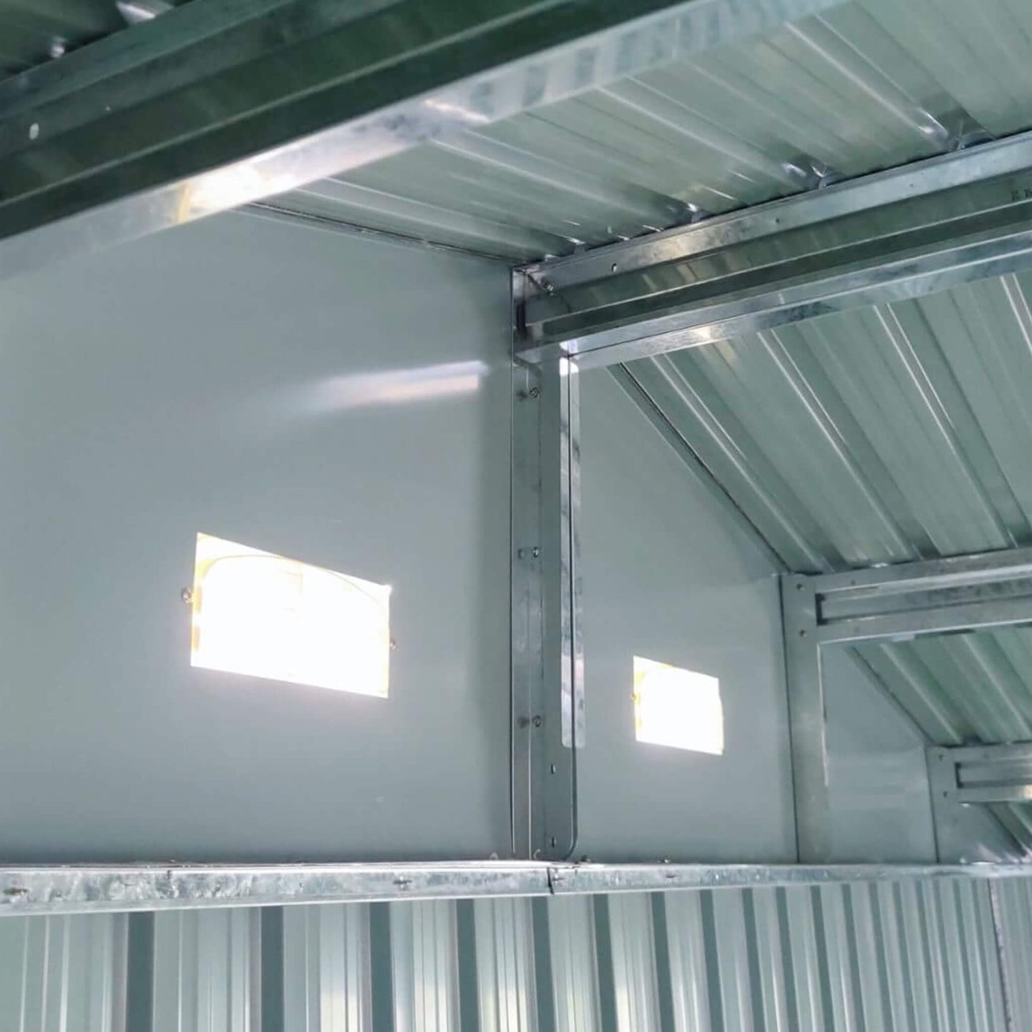 Large Heavy Duty Outdoor Metal Storage Shed Double Doors