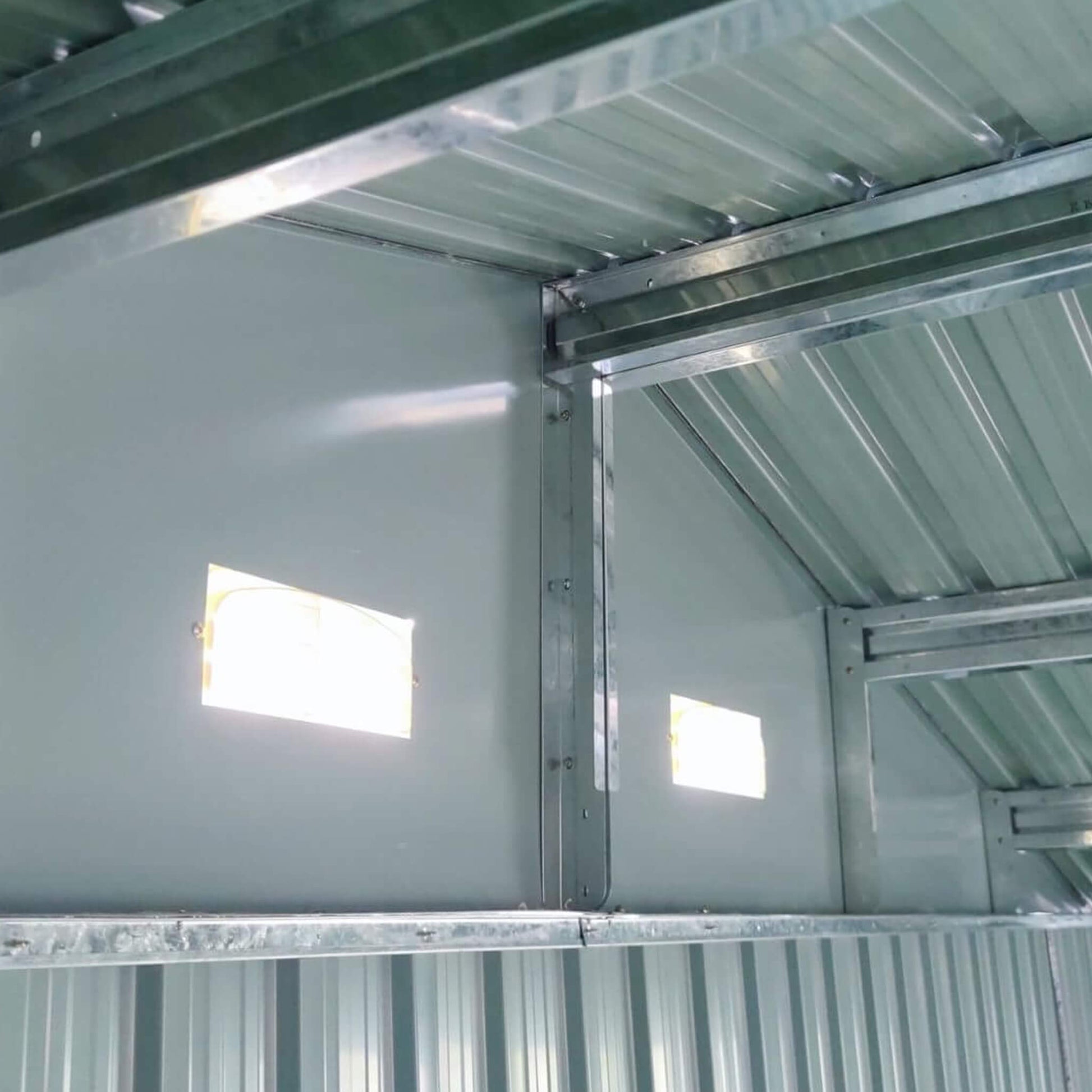 Large Heavy Duty Outdoor Metal Storage Shed Double Doors