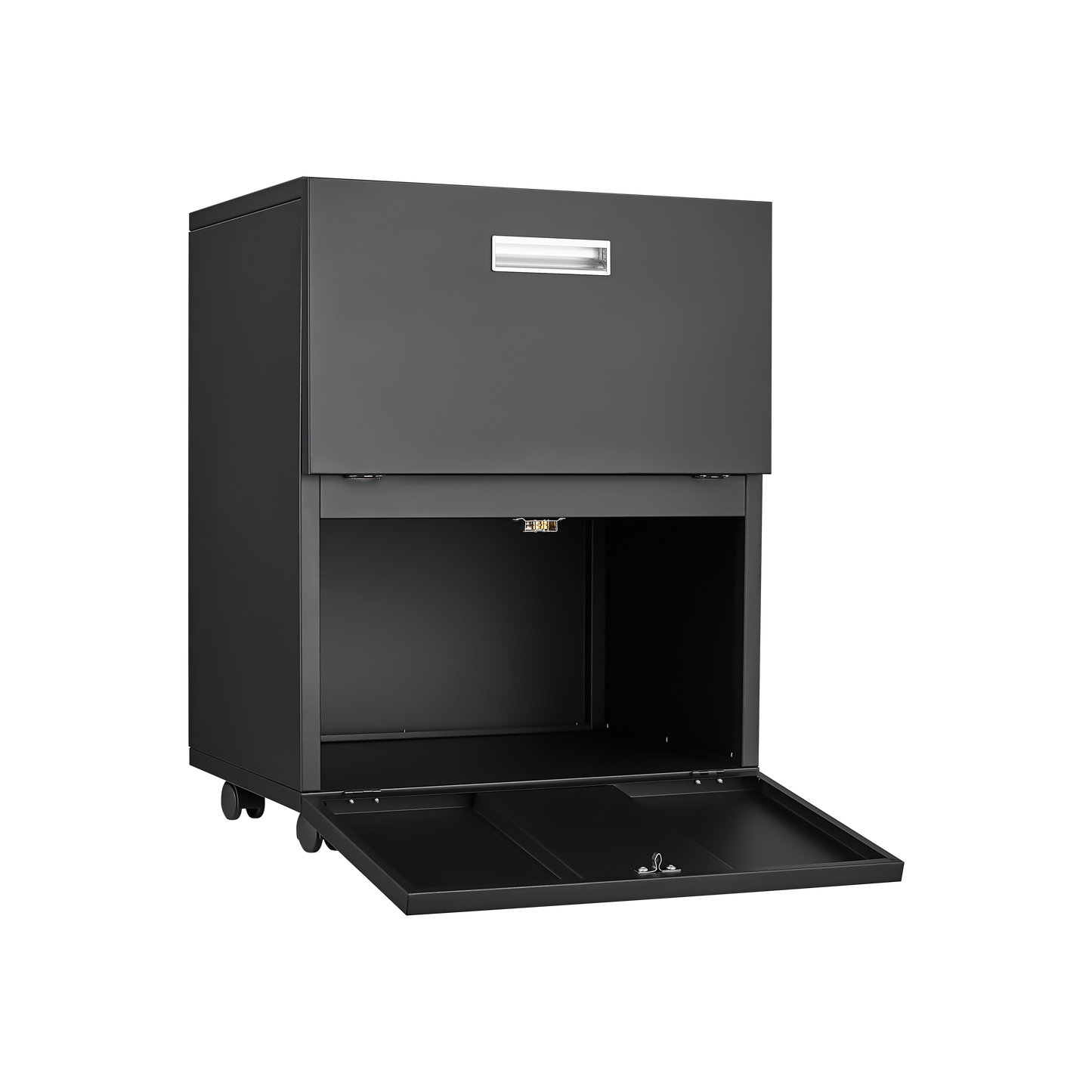 Office furniture Copier Cabinet black 2 door steel copier stand