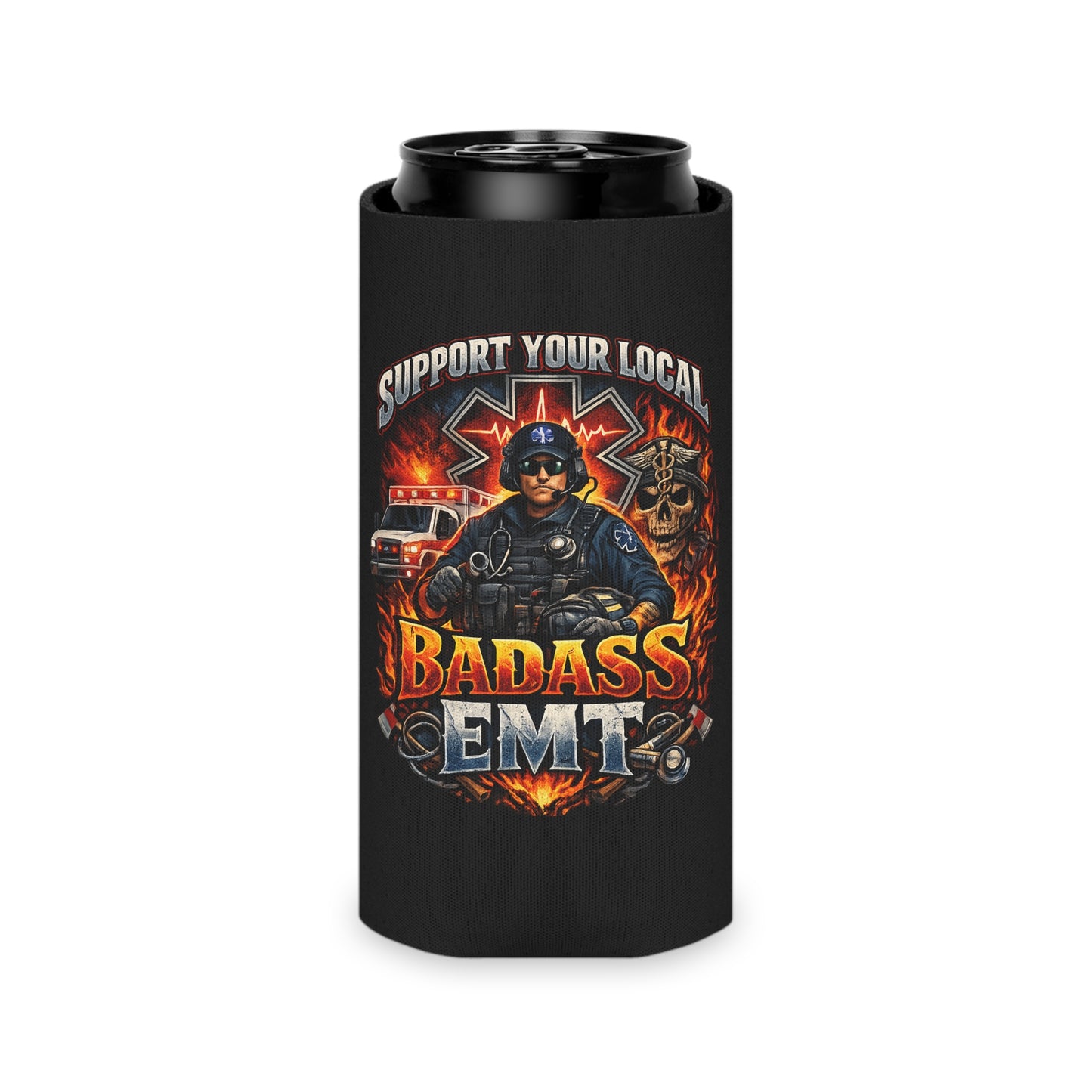 Koozie – EMT Can Cooler to Support Your Local Heroes