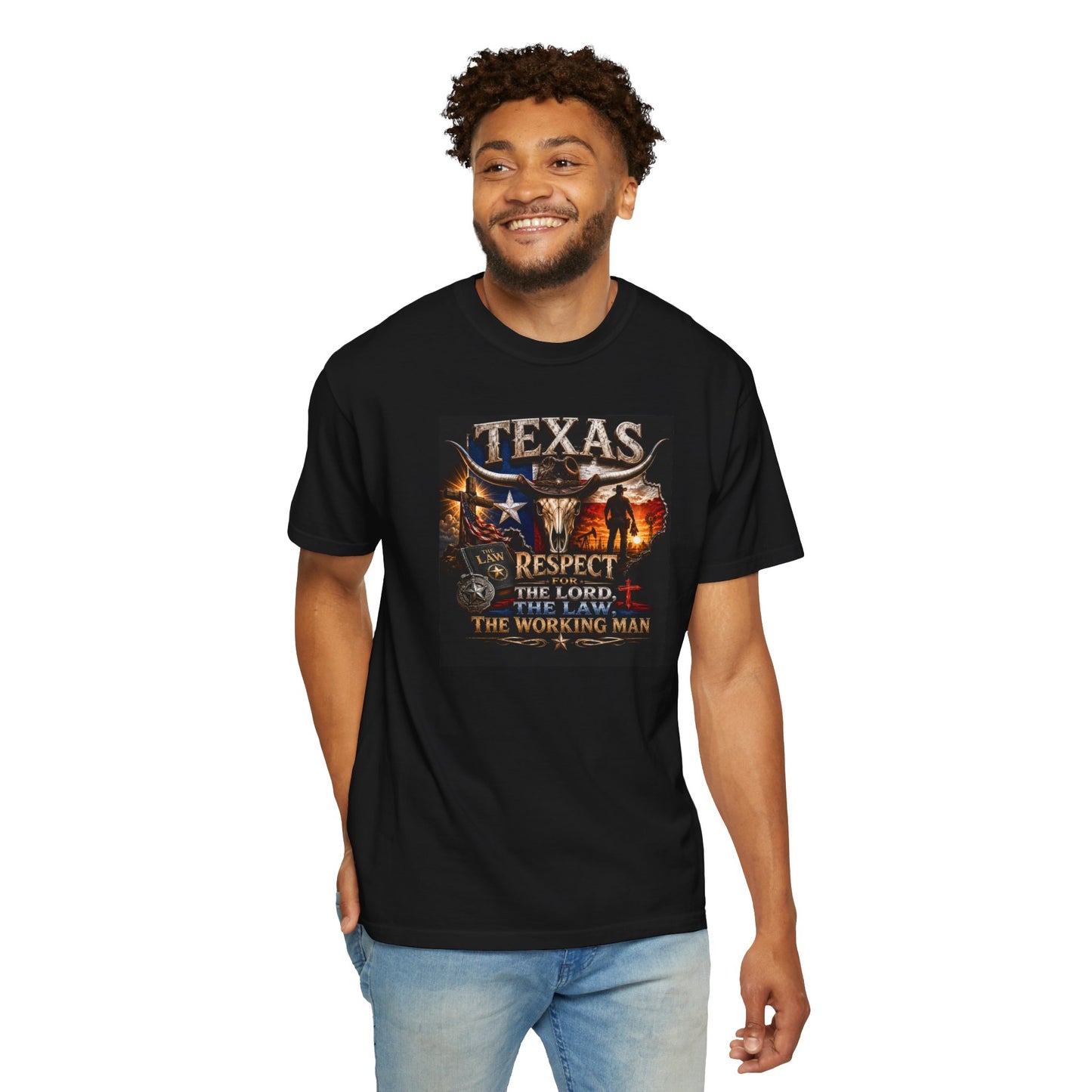 Texas Longhorn Cowboy T-Shirt — Western Rodeo Graphic Tee