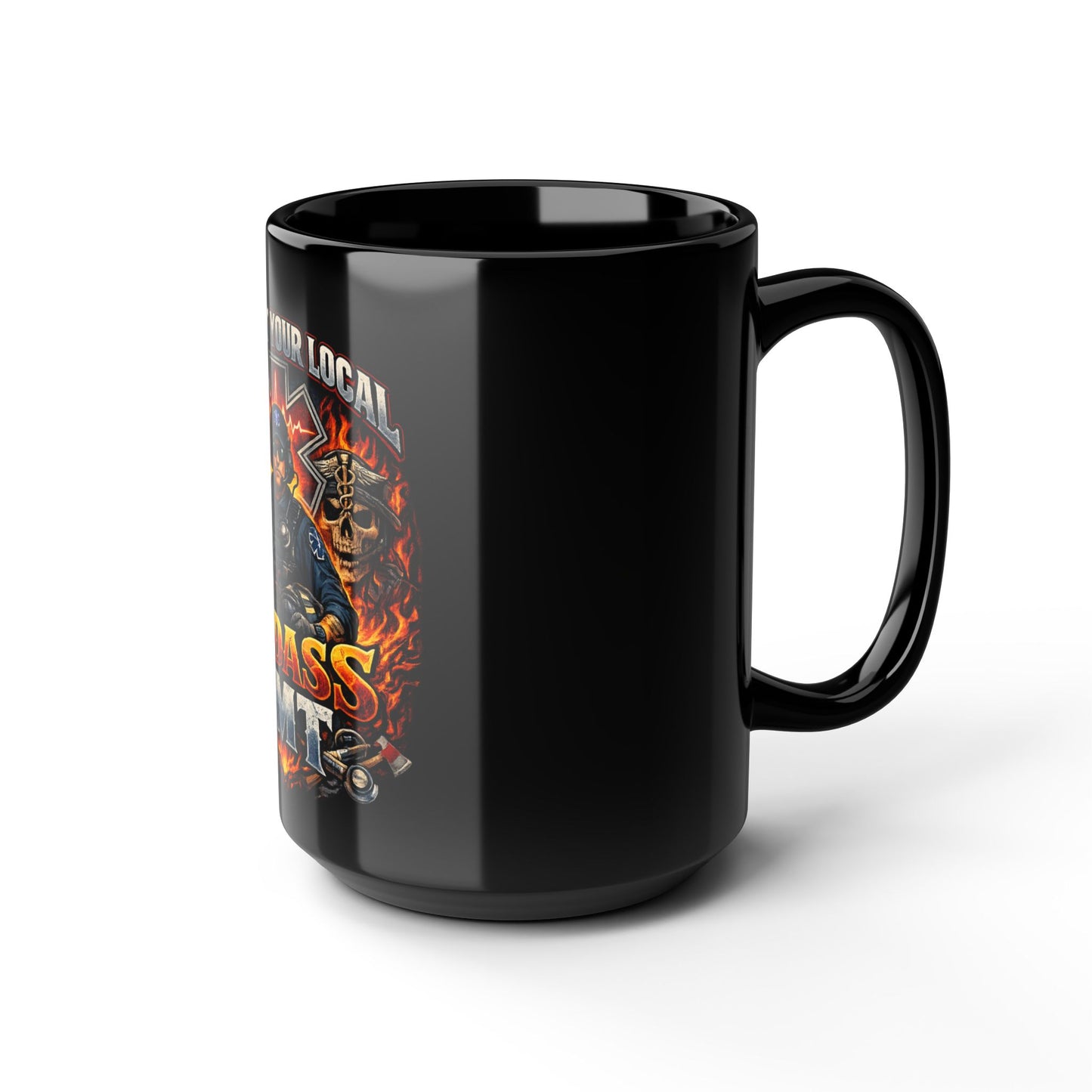 Coffee Mug - EMT Black Mug for Emergency Medics | 15oz