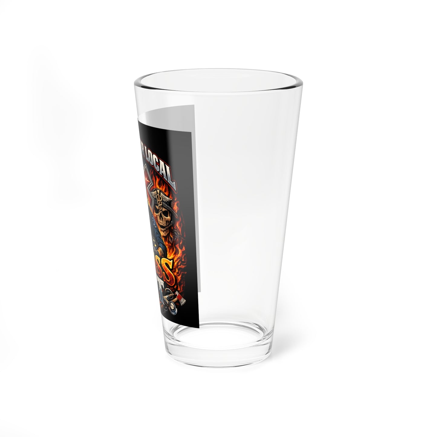 Pint Glass - EMT 16oz Mixing Glass for Paramedic Pride