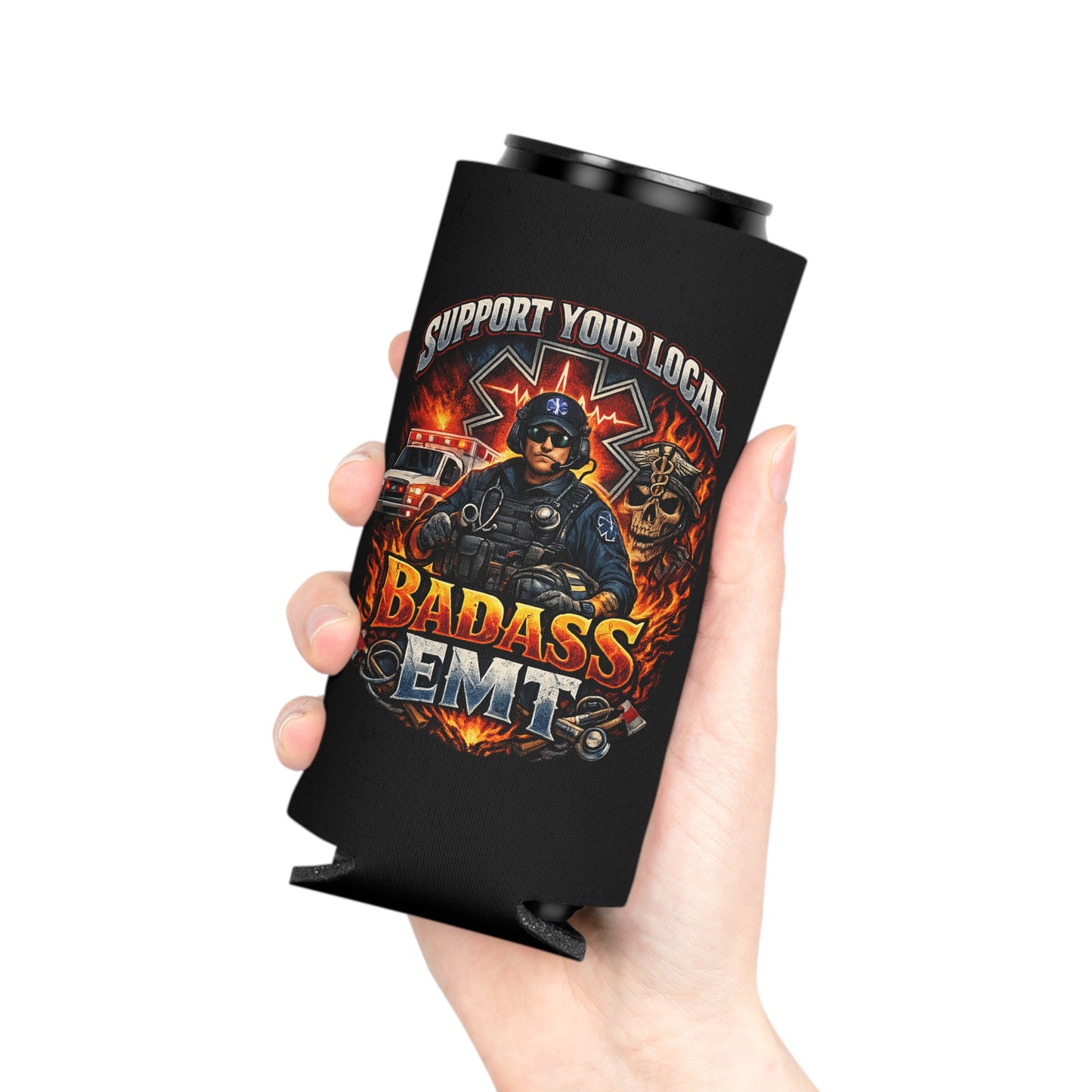 Koozie – EMT Can Cooler to Support Your Local Heroes
