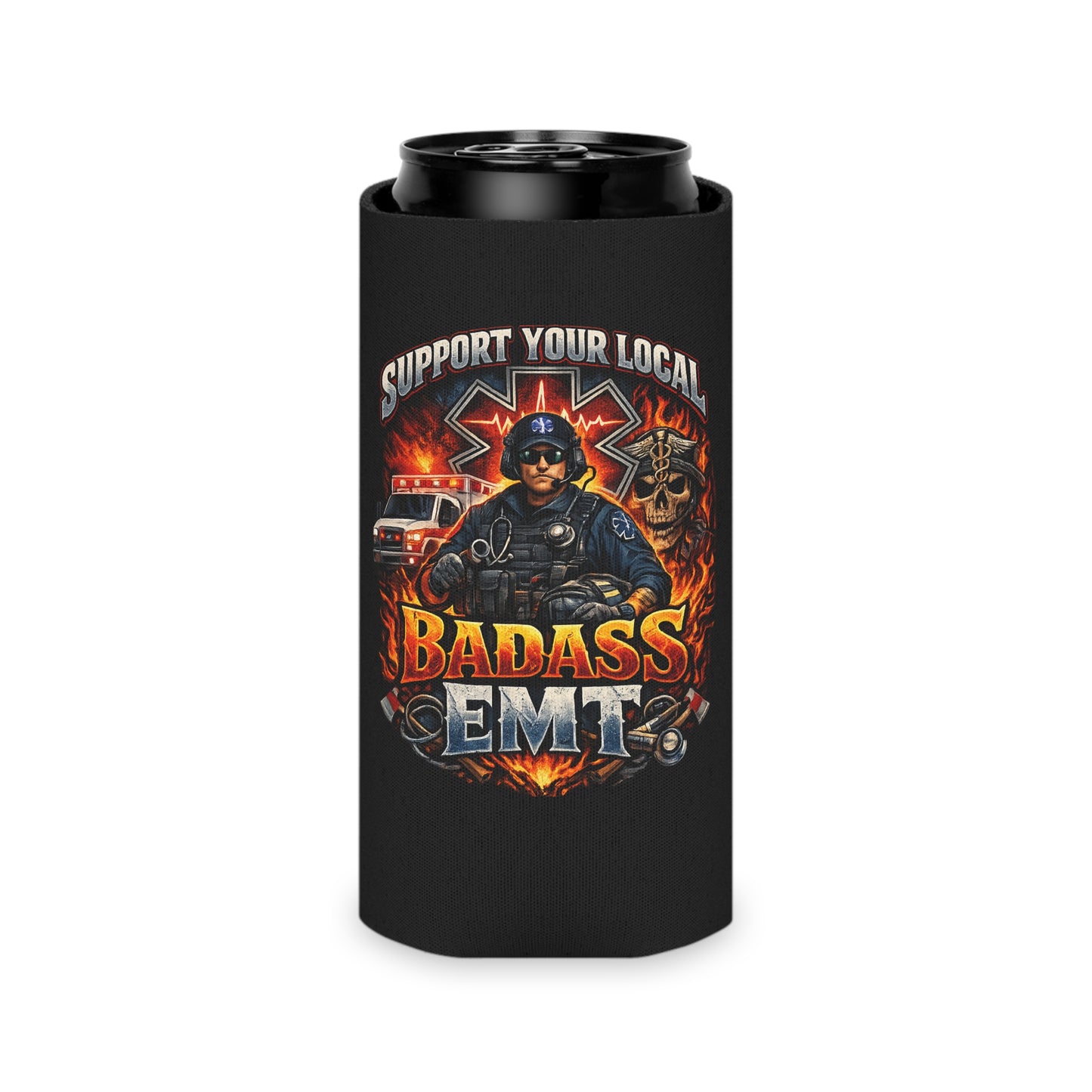 Koozie – EMT Can Cooler to Support Your Local Heroes