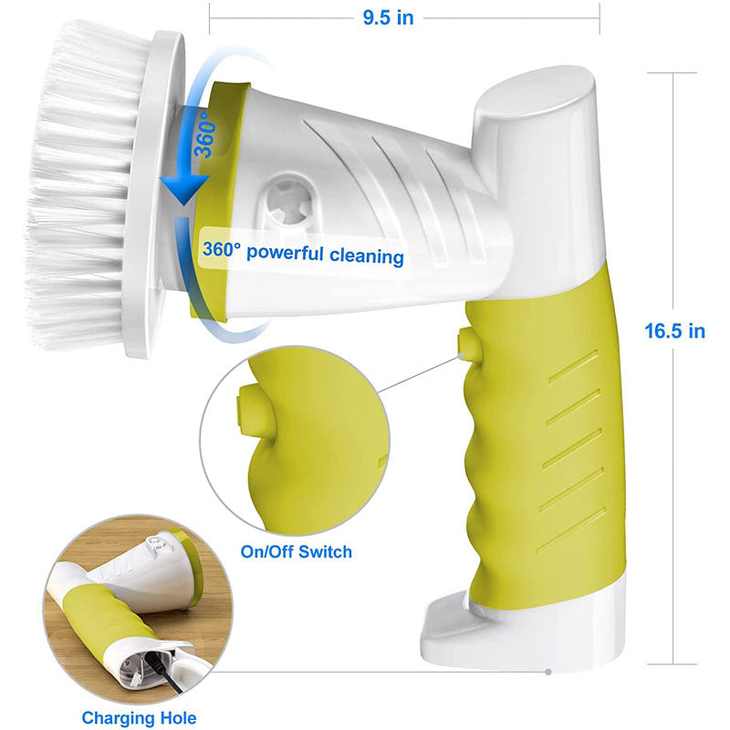 Household Kitchen Hand-Held Electric Dishwashing Brush