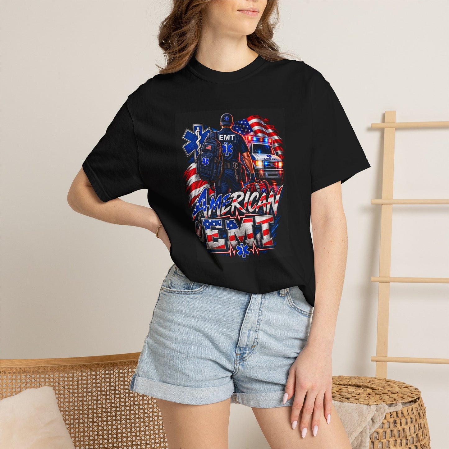 T-Shirt - American EMT Pride with Comfort and Style