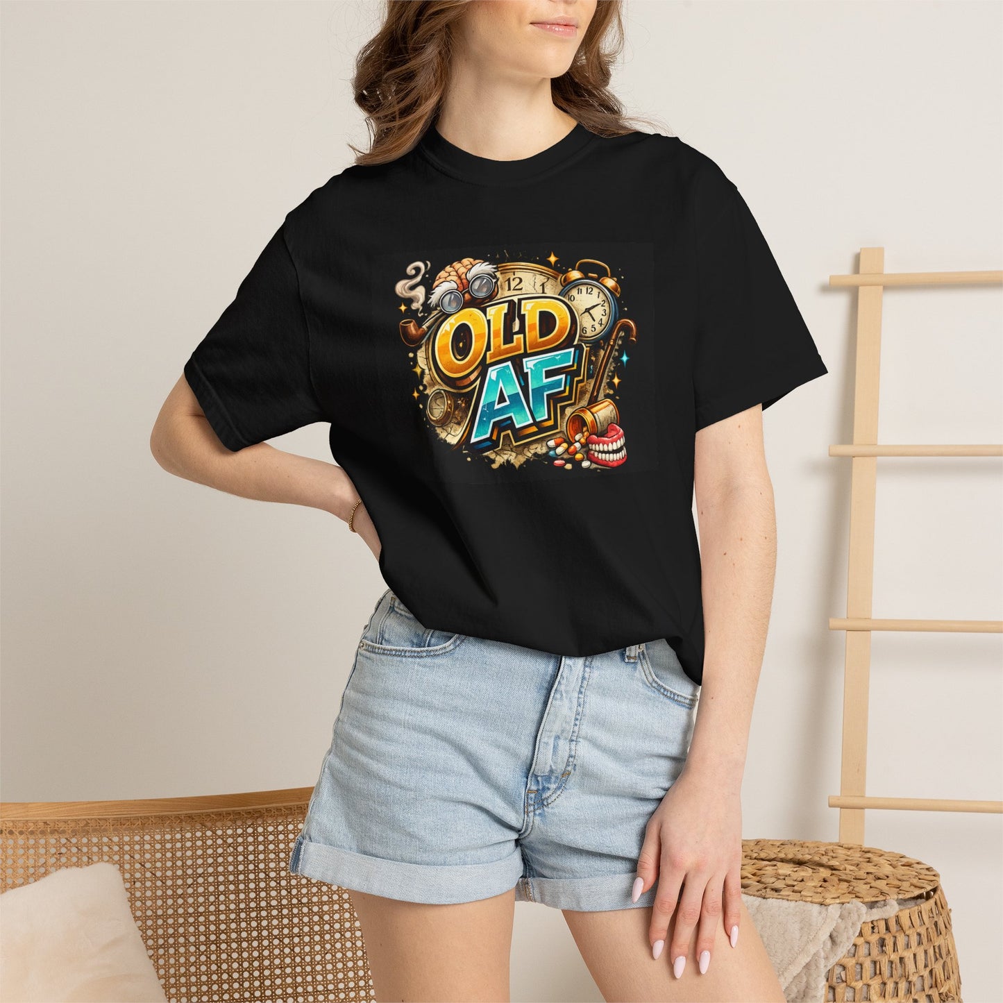 Graphic T-Shirt: Old AF Vintage Style Tee
