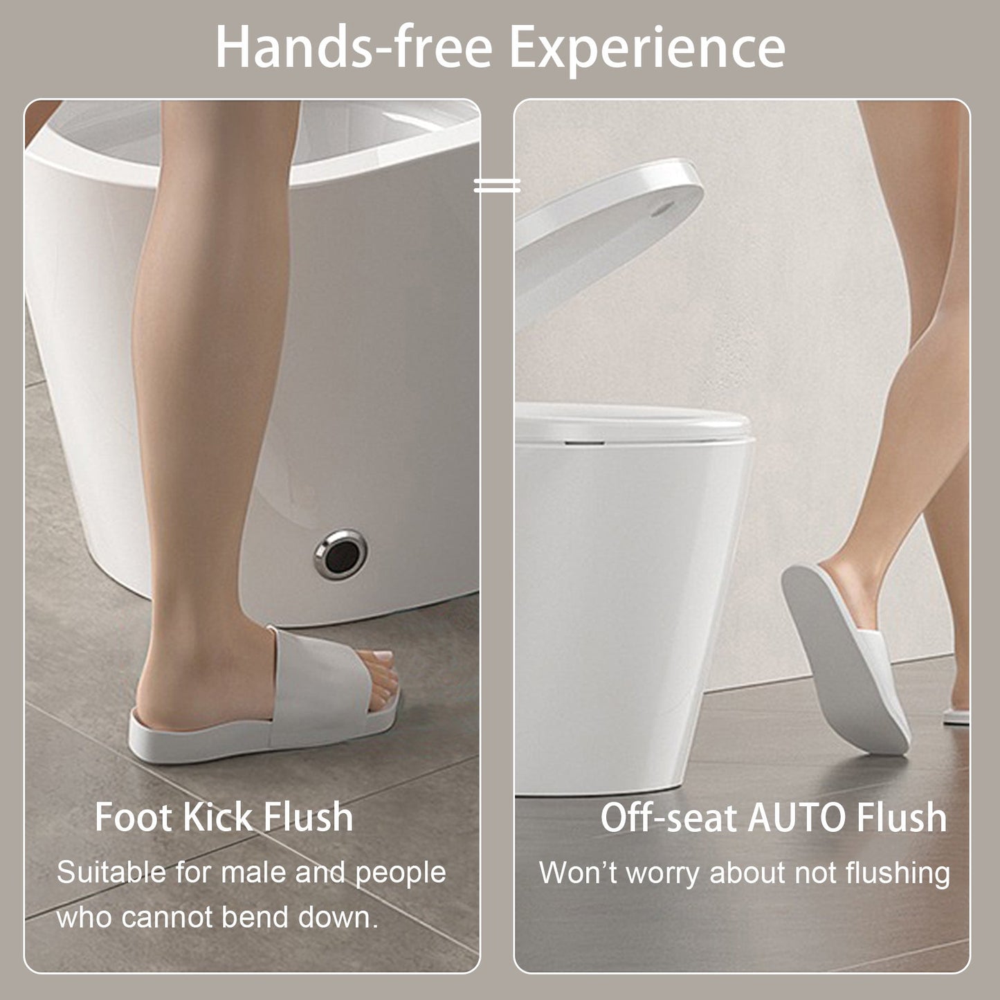 ST-GP-01 Smart Toilet with Heating, Portable Toilet with Automatic Opening and Closing