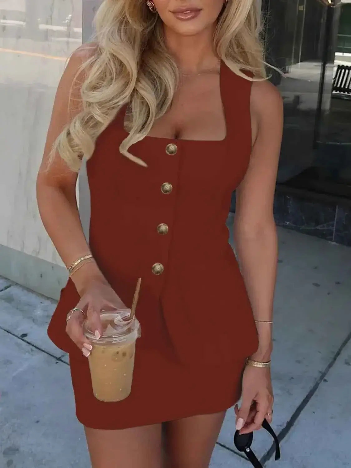 Tank and Skirt Set for Modern Women