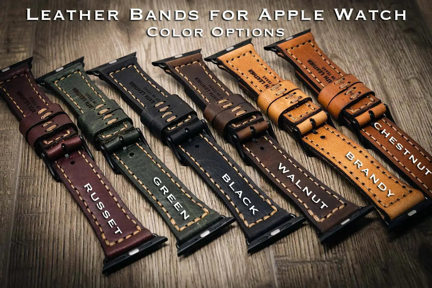 Apple Watch Leather Band - Walnut Brown
