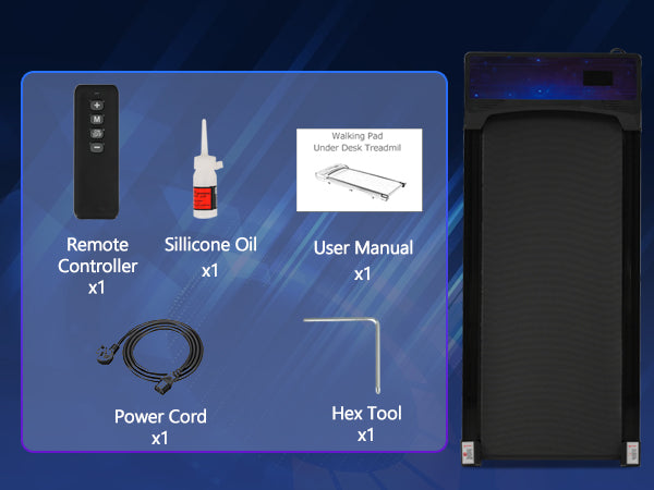 New 8.10 Walking Pad Under Home Desktop Treadmill -2.5HP