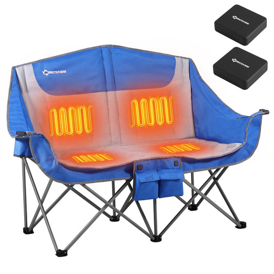 ANTARCTICA GEAR Heated Double Camping Chair, 2-Person Chair