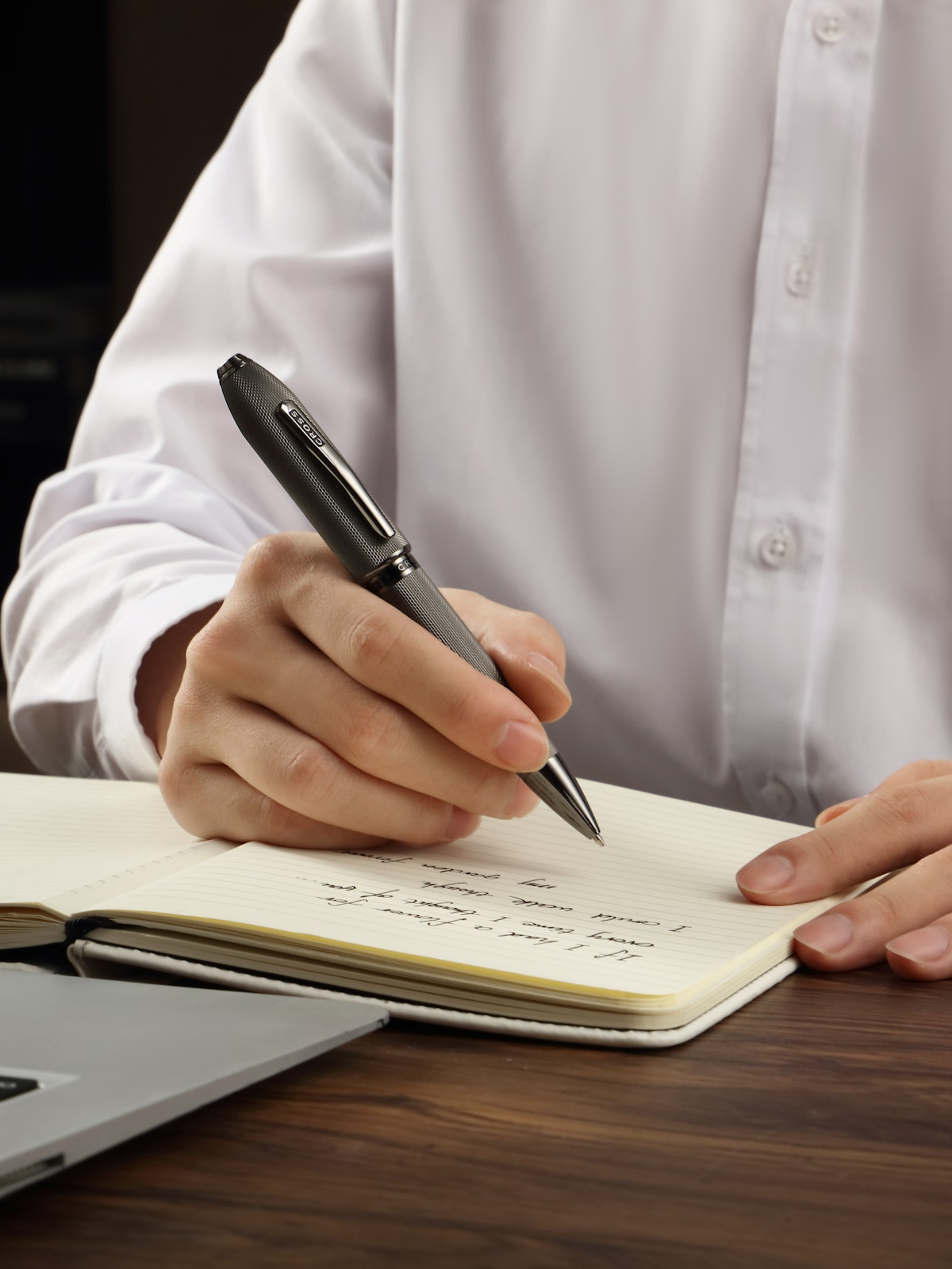 Diamond Pattern Ballpoint Pen