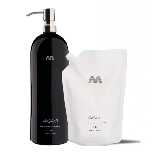 Pro-Ocean Refillable Shampoo Bottle for Sustainable Hair Care