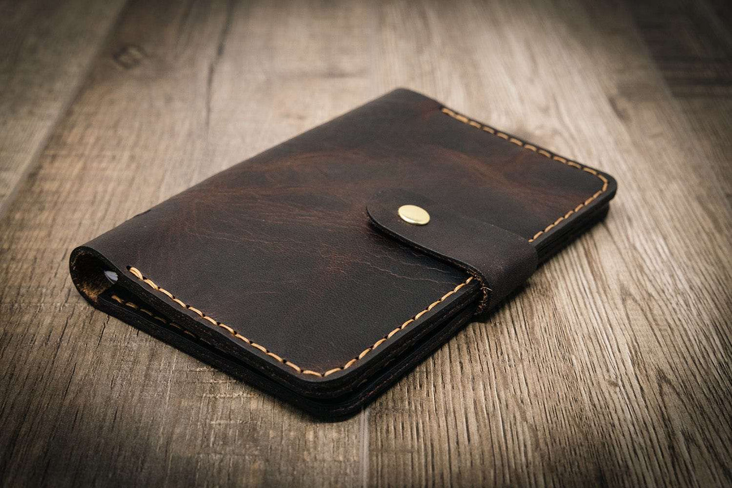 Leather Field Notes Cover - Walnut Brown