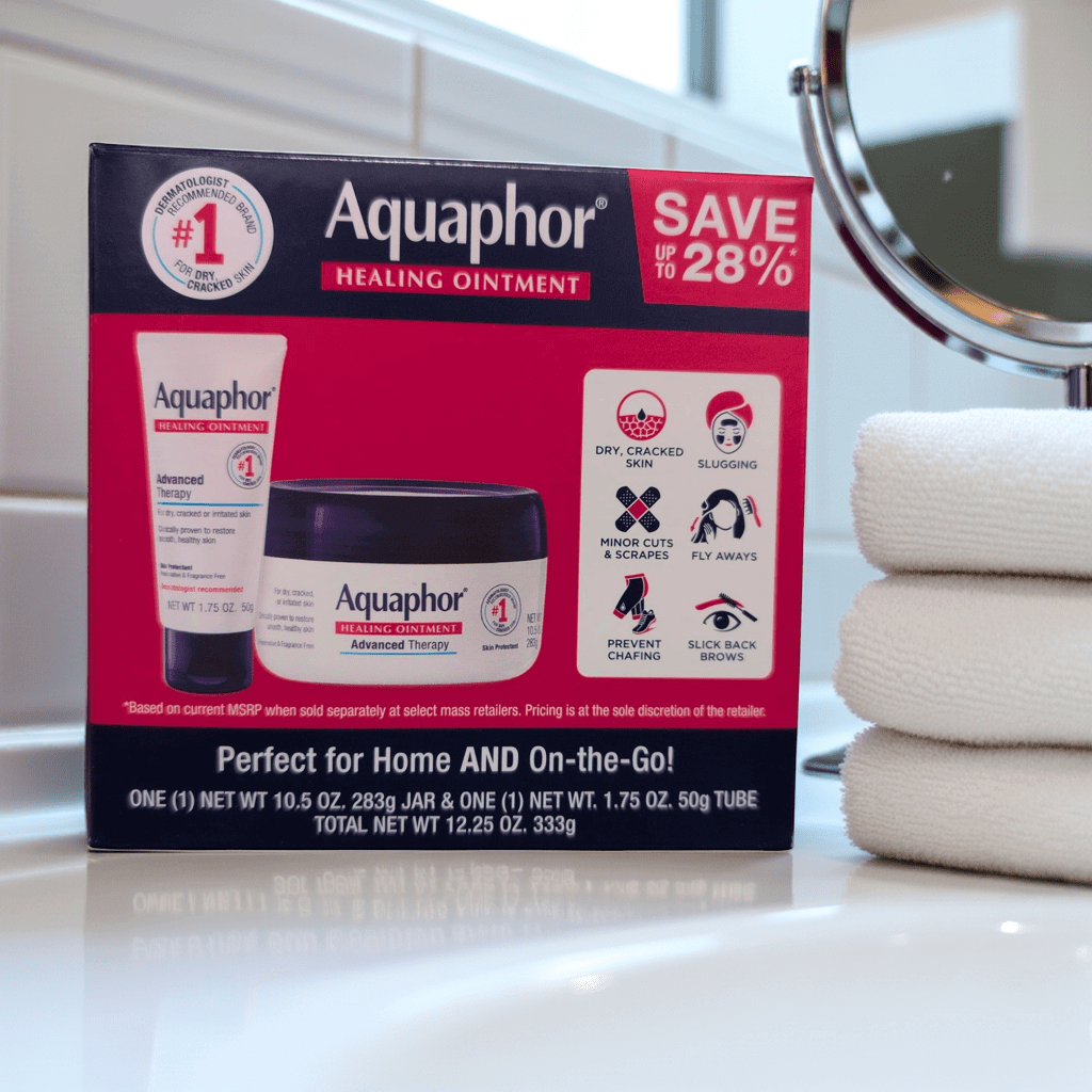 Aquaphor Advanced Therapy Healing Ointment – 2-Pack Bundle