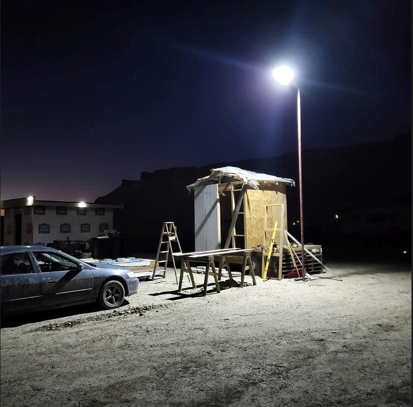 4 pack 200W solar street lights 20000 lumens