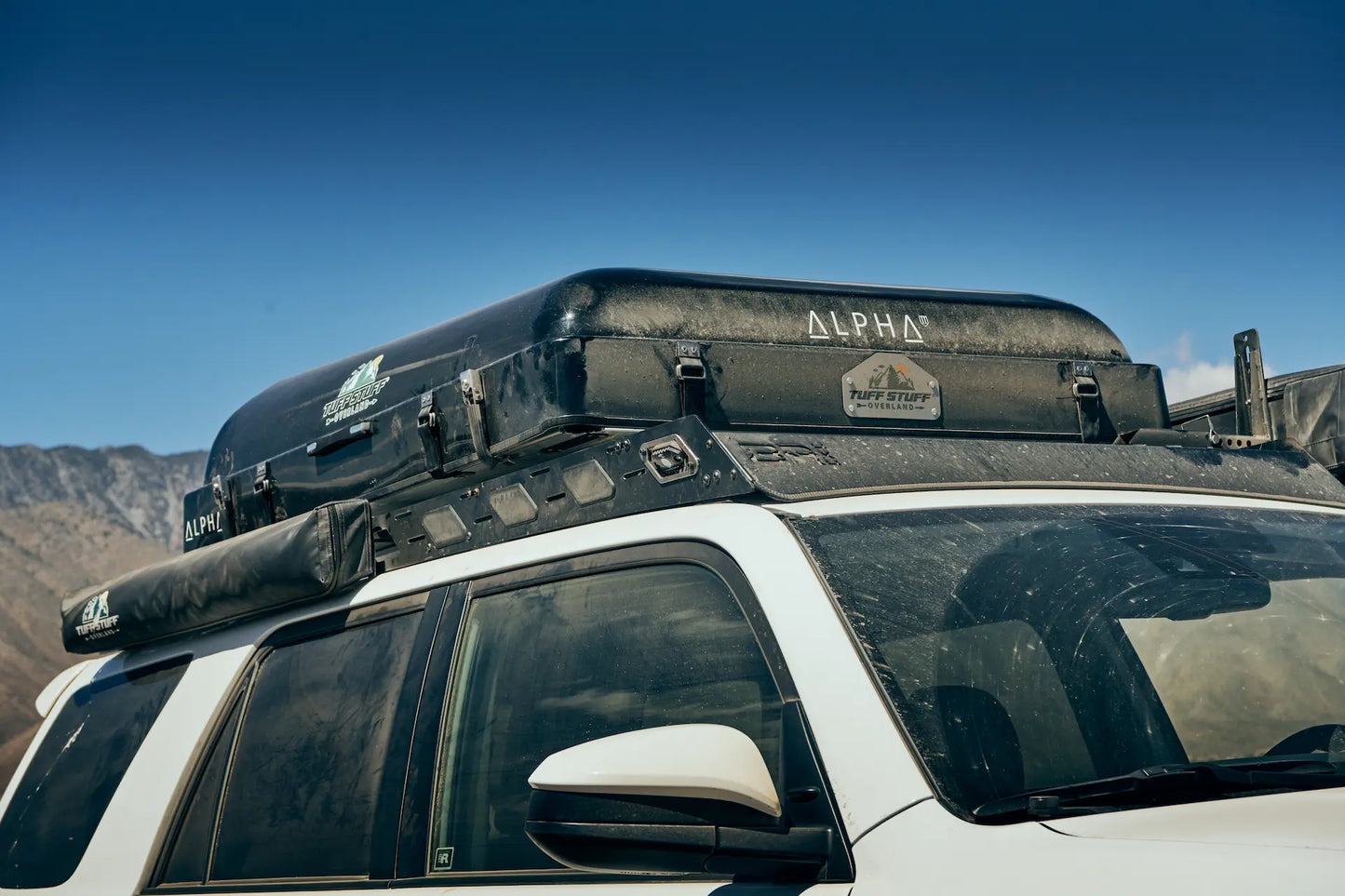 Alpha Hardshell Rooftop Tent – ABS – 2–3 Person – Black – All-Season Overland Shelter