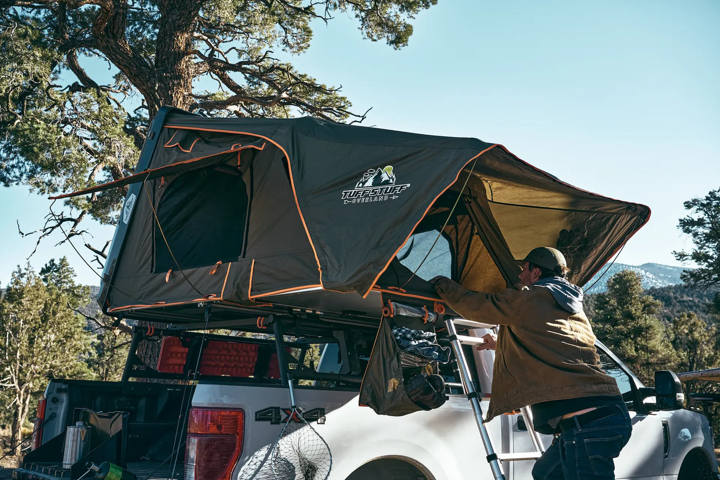 Alpha Hardshell Rooftop Tent – ABS – 2–3 Person – Black – All-Season Overland Shelter