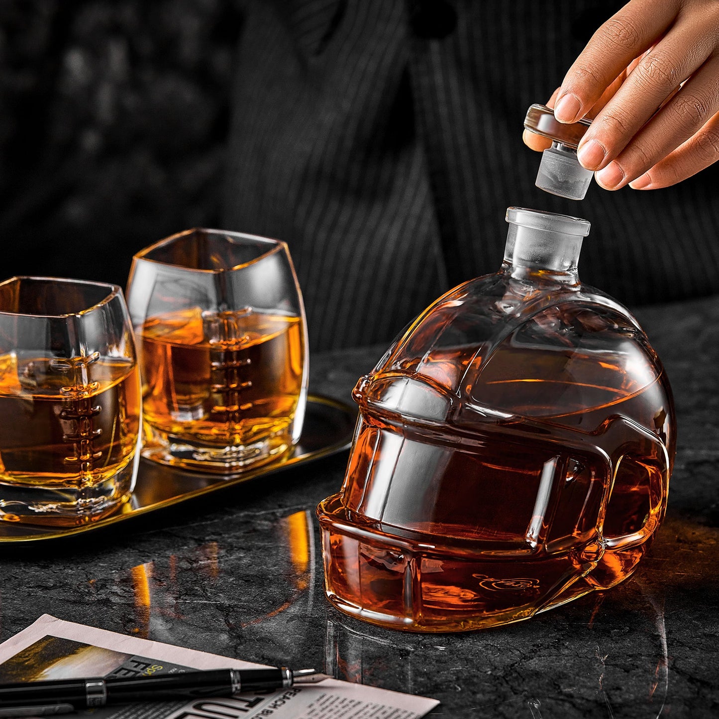 Football Whiskey Decanter – Elevate Your Game Day Experience