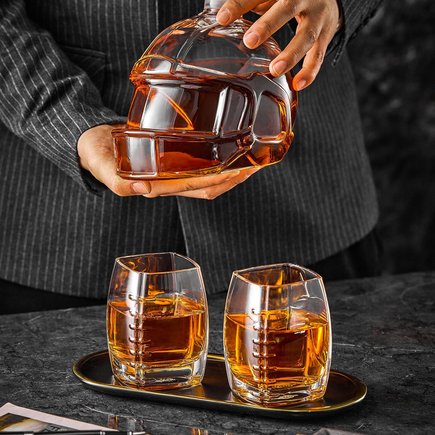 Football Whiskey Decanter – Elevate Your Game Day Experience