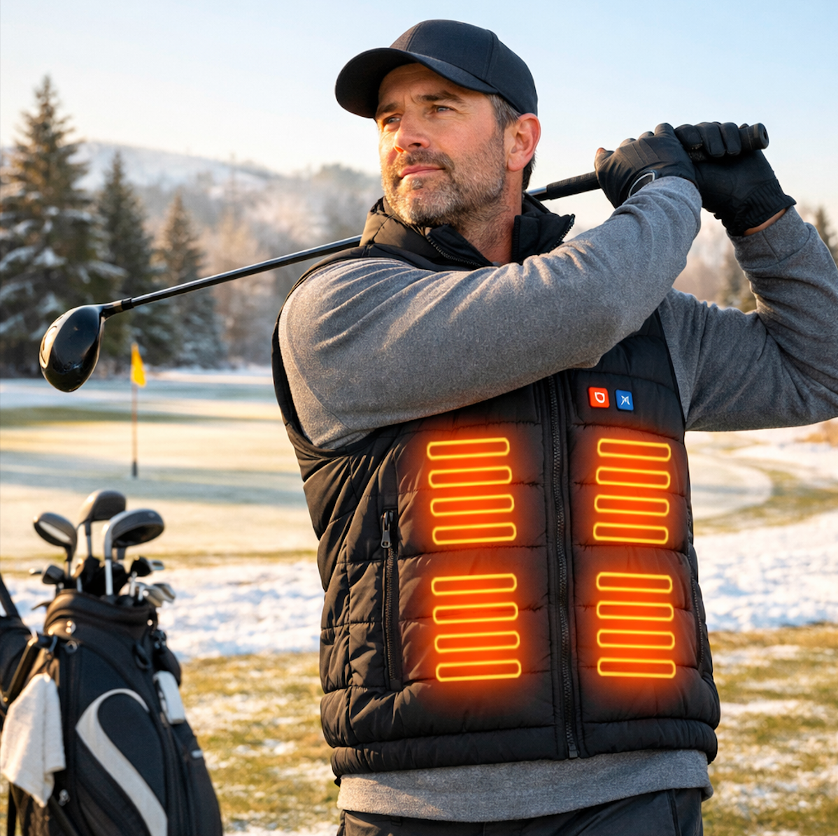 Dual-Control Heated Vest