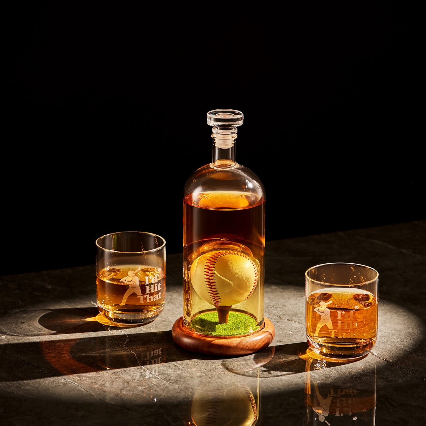 Baseball Decanter Set - Perfect Gift for Fans