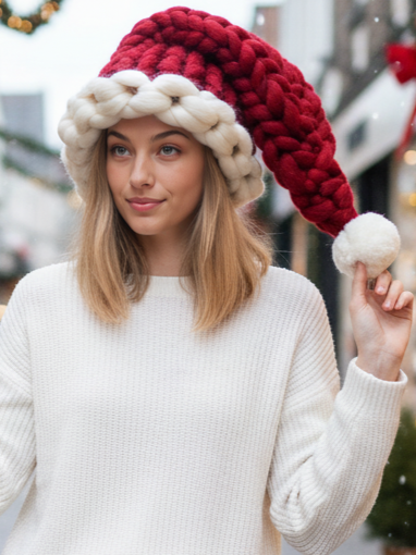 Knit Santa Hat